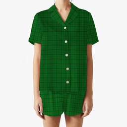 ScotsTee Shop Scottish Don (Tribe-of-Mar) Women's Short Sleeve Short Set Tartan Pyjama Set