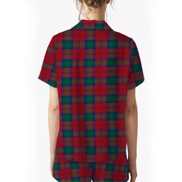 ScotsTee Shop Scottish Fotheringham Women's Short Sleeve Short Set Tartan Pyjama Set