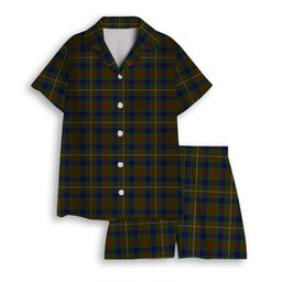 ScotsTee Shop Scottish Fraser Hunting 1 Women's Short Sleeve Short Set Tartan Pyjama Set