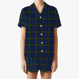 ScotsTee Shop Scottish Edmonstone of Duntreath Women's Short Sleeve Short Set Tartan Pyjama Set