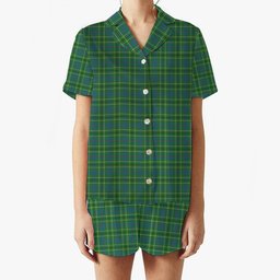 ScotsTee Shop Scottish Duncan Ancient Clan Women's Short Sleeve Short Set Tartan Pyjama Set