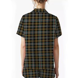 ScotsTee Shop Scottish Farquharson Weathered Women's Short Sleeve Short Set Tartan Pyjama Set