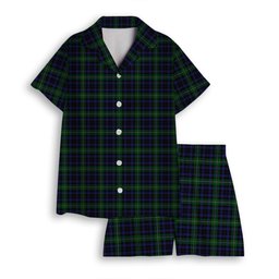 ScotsTee Shop Scottish Forbes Ancient 2 Women's Short Sleeve Short Set Tartan Pyjama Set