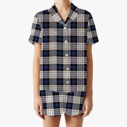 ScotsTee Shop Scottish Fergusson Dress Women's Short Sleeve Short Set Tartan Pyjama Set
