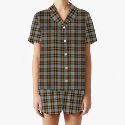ScotsTee Shop Scottish Dundee 2003 Modern Clan Women's Short Sleeve Short Set Tartan Pyjama Set