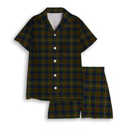 ScotsTee Shop Scottish Fraser Hunting Women's Short Sleeve Short Set Tartan Pyjama Set