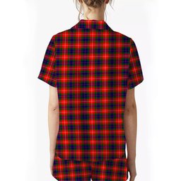 ScotsTee Shop Scottish Fraser Lovat Modern Women's Short Sleeve Short Set Tartan Pyjama Set
