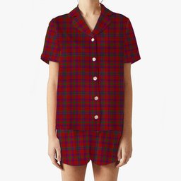 ScotsTee Shop Scottish Fiddes 3 Women's Short Sleeve Short Set Tartan Pyjama Set