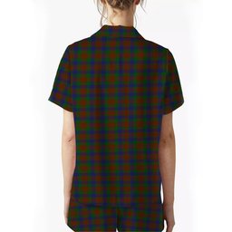 ScotsTee Shop Scottish Dogwood Women's Short Sleeve Short Set Tartan Pyjama Set