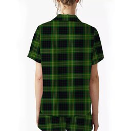 ScotsTee Shop Scottish Fitzpatrick Hunting Women's Short Sleeve Short Set Tartan Pyjama Set