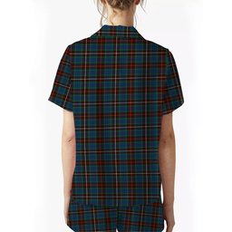 ScotsTee Shop Scottish Fraser Hunting Ancient Women's Short Sleeve Short Set Tartan Pyjama Set