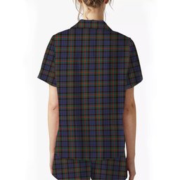 ScotsTee Shop Scottish Fletcher of Dunans SC Women's Short Sleeve Short Set Tartan Pyjama Set