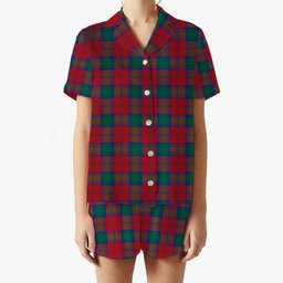 ScotsTee Shop Scottish Fotheringhame Women's Short Sleeve Short Set Tartan Pyjama Set