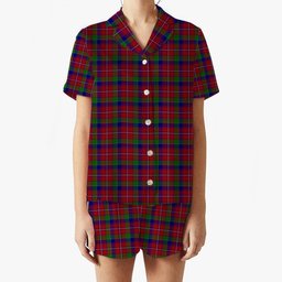 ScotsTee Shop Scottish Fitzgerald Dress Women's Short Sleeve Short Set Tartan Pyjama Set