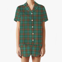 ScotsTee Shop Scottish Gayre Ancient Women's Short Sleeve Short Set Tartan Pyjama Set