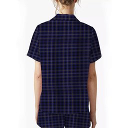 ScotsTee Shop Scottish Flanders Women's Short Sleeve Short Set Tartan Pyjama Set