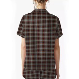 ScotsTee Shop Scottish Douglas Ancient Dress Women's Short Sleeve Short Set Tartan Pyjama Set