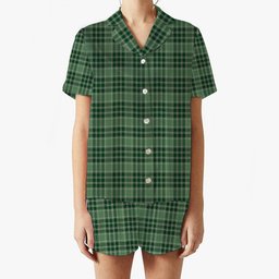 ScotsTee Shop Scottish Donald Lord of the Isles Hunting Women's Short Sleeve Short Set Tartan Pyjama Set