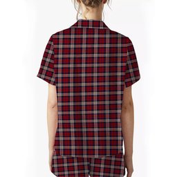 ScotsTee Shop Scottish Donald Dress Irish Women's Short Sleeve Short Set Tartan Pyjama Set