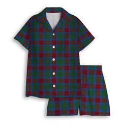 ScotsTee Shop Scottish Fraser of Altyre Ancient Women's Short Sleeve Short Set Tartan Pyjama Set