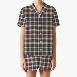 ScotsTee Shop Scottish Dennistoun Women's Short Sleeve Short Set Tartan Pyjama Set