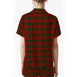 ScotsTee Shop Scottish Drummond 3 Women's Short Sleeve Short Set Tartan Pyjama Set