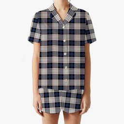 ScotsTee Shop Scottish Ferguson Dress Women's Short Sleeve Short Set Tartan Pyjama Set
