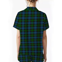 ScotsTee Shop Scottish Fletcher 2 Women's Short Sleeve Short Set Tartan Pyjama Set