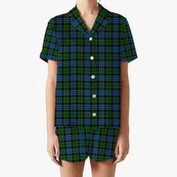 ScotsTee Shop Scottish Fletcher 2 Women's Short Sleeve Short Set Tartan Pyjama Set