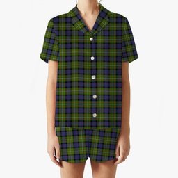 ScotsTee Shop Scottish Ferguson Modern Women's Short Sleeve Short Set Tartan Pyjama Set