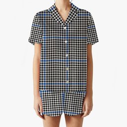 ScotsTee Shop Scottish Gladstanes Modern Women's Short Sleeve Short Set Tartan Pyjama Set