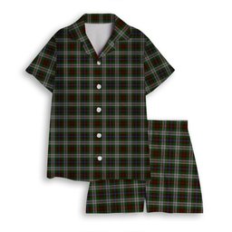 ScotsTee Shop Scottish Fraser Hunting Dress Women's Short Sleeve Short Set Tartan Pyjama Set