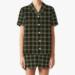 ScotsTee Shop Scottish Fraser Hunting Dress Women's Short Sleeve Short Set Tartan Pyjama Set