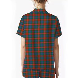ScotsTee Shop Scottish Fraser of Lovat Ancient Women's Short Sleeve Short Set Tartan Pyjama Set