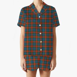 ScotsTee Shop Scottish Fraser of Lovat Ancient Women's Short Sleeve Short Set Tartan Pyjama Set