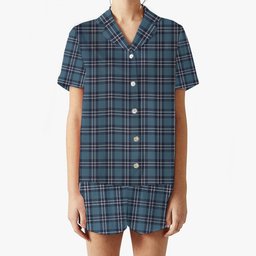 ScotsTee Shop Scottish Earl of St Andrews Women's Short Sleeve Short Set Tartan Pyjama Set