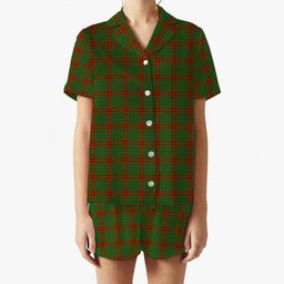 ScotsTee Shop Scottish Fulton SC Women's Short Sleeve Short Set Tartan Pyjama Set
