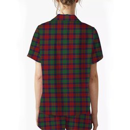 ScotsTee Shop Scottish Fraser of Altyre Modern Women's Short Sleeve Short Set Tartan Pyjama Set