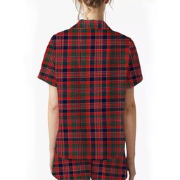 ScotsTee Shop Scottish McDonald of Boisdale Modern Women's Short Sleeve Short Set Tartan Pyjama Set