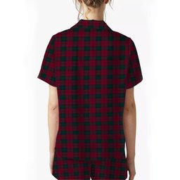 ScotsTee Shop Scottish Lindsay Women's Short Sleeve Short Set Tartan Pyjama Set