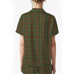 ScotsTee Shop Scottish Scott Brown Hunting Ancient Women's Short Sleeve Short Set Tartan Pyjama Set