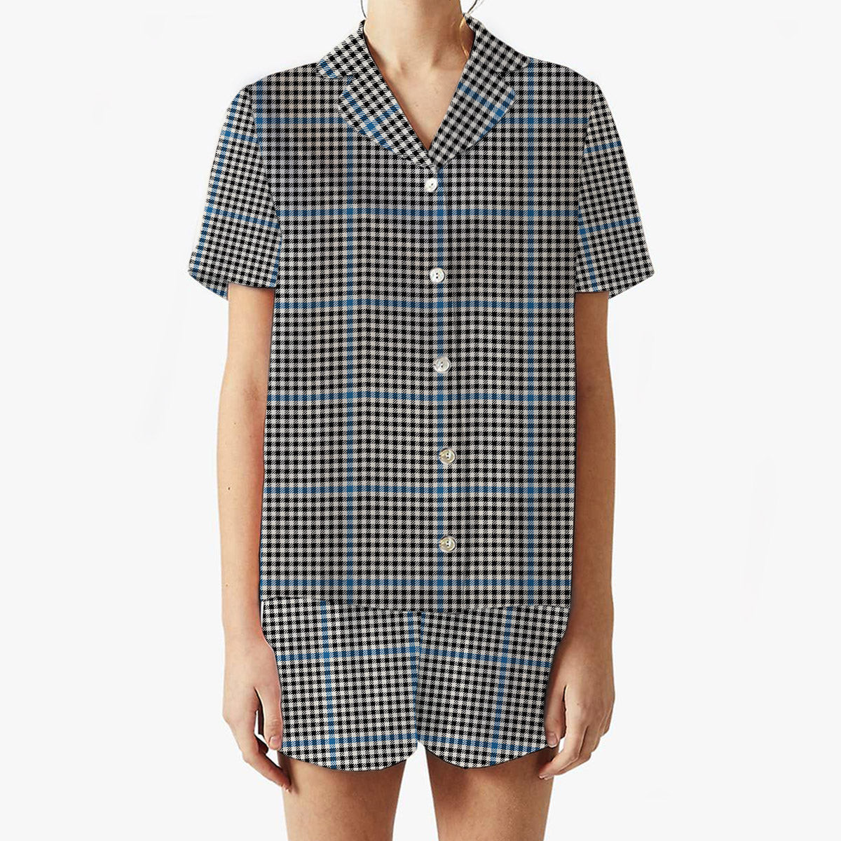 ScotsTee Shop Scottish Haig Ancient Women's Short Sleeve Short Set Tartan Pyjama Set