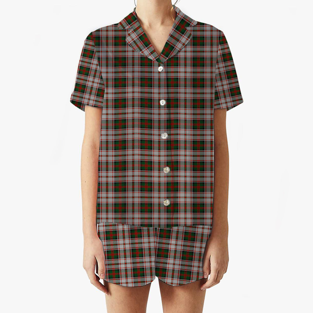 ScotsTee Shop Scottish MacDuff Dress 3 Women's Short Sleeve Short Set Tartan Pyjama Set
