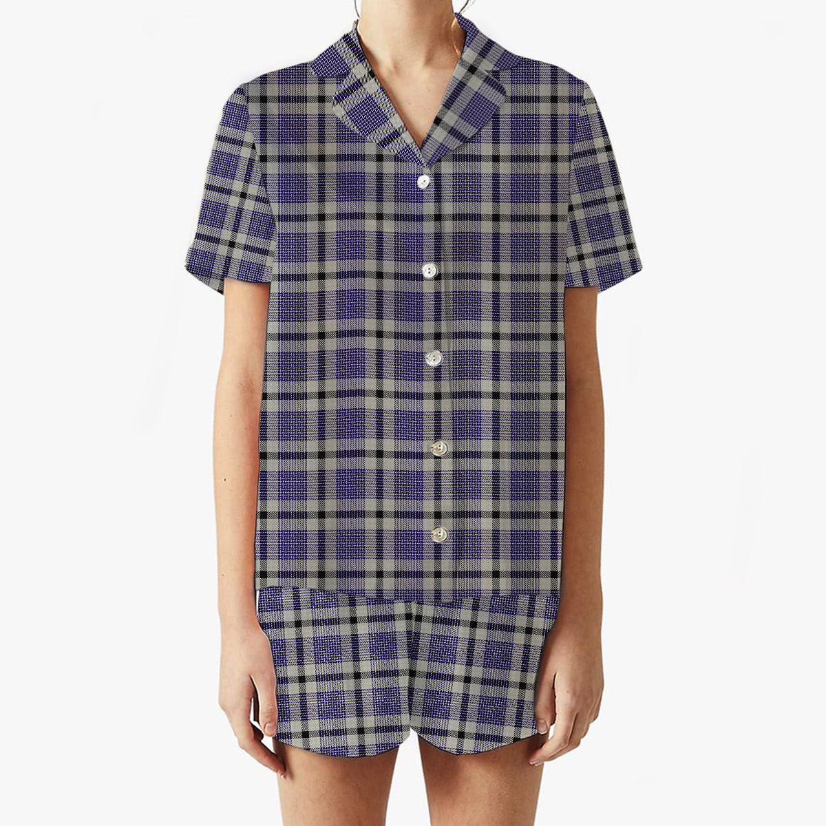 ScotsTee Shop Scottish Hanna Bible Women's Short Sleeve Short Set Tartan Pyjama Set