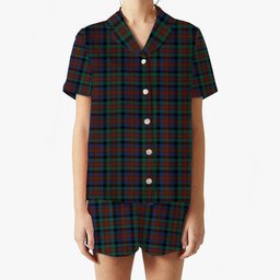 ScotsTee Shop Scottish Tennant Modern Women's Short Sleeve Short Set Tartan Pyjama Set