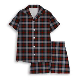 ScotsTee Shop Scottish MacDuff Dress 5 Women's Short Sleeve Short Set Tartan Pyjama Set