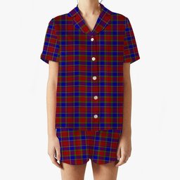 ScotsTee Shop Scottish Mair Women's Short Sleeve Short Set Tartan Pyjama Set