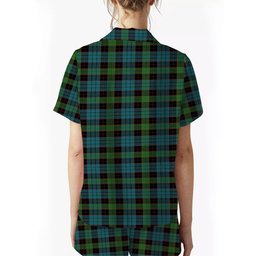 ScotsTee Shop Scottish Stewart Old Ancient Clan Women's Short Sleeve Short Set Tartan Pyjama Set