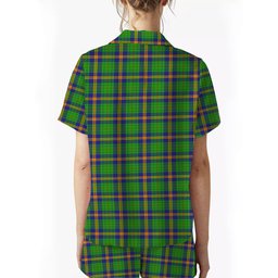 ScotsTee Shop Scottish New Mexico Women's Short Sleeve Short Set Tartan Pyjama Set