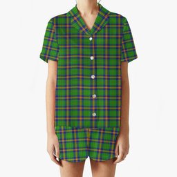ScotsTee Shop Scottish New Mexico Women's Short Sleeve Short Set Tartan Pyjama Set